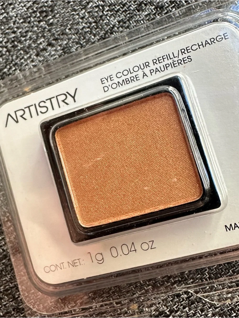 NEW Amway Artistry Eye Colour Refill Eyeshadow 1g 0.04oz Earth 36VV NOS VTG 90s